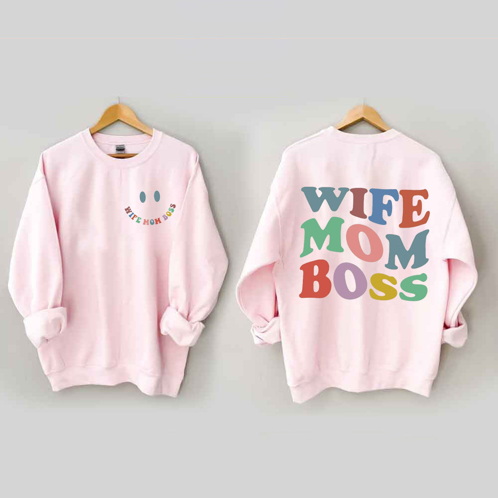 Wife Mom Boss Sweatshirt