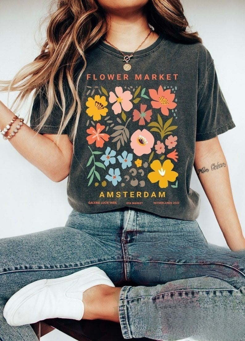 Wild Flowers Crewneck T-shirt