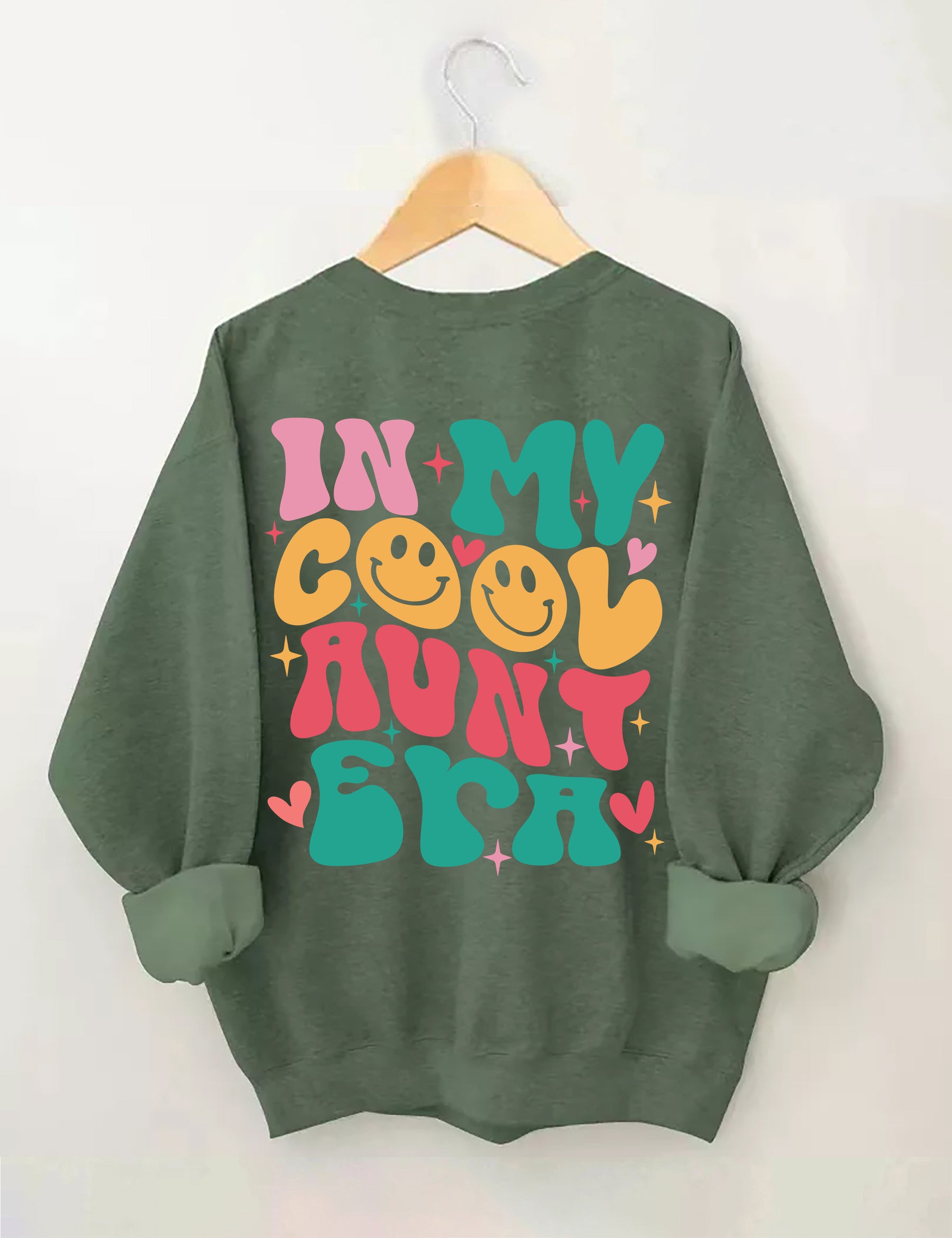 In meinem coolen Tante-Ära-Sweatshirt