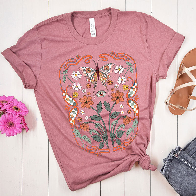 Art Wildflowers Floral Nature T-Shirt