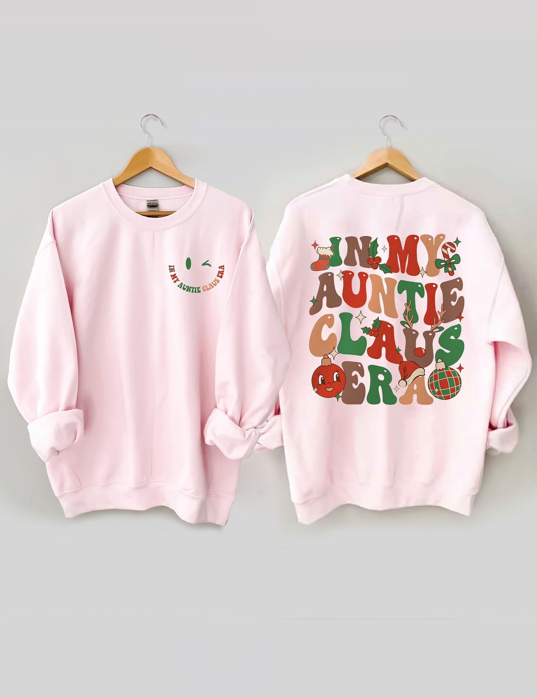 In meinem Tante Claus Sweatshirt