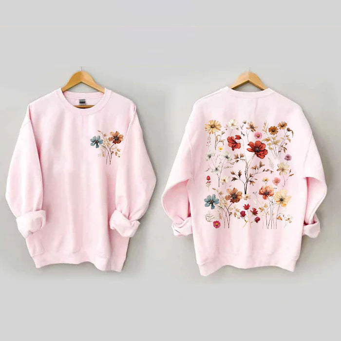 Vintage Wildflower Natural Lover Sweatshirt