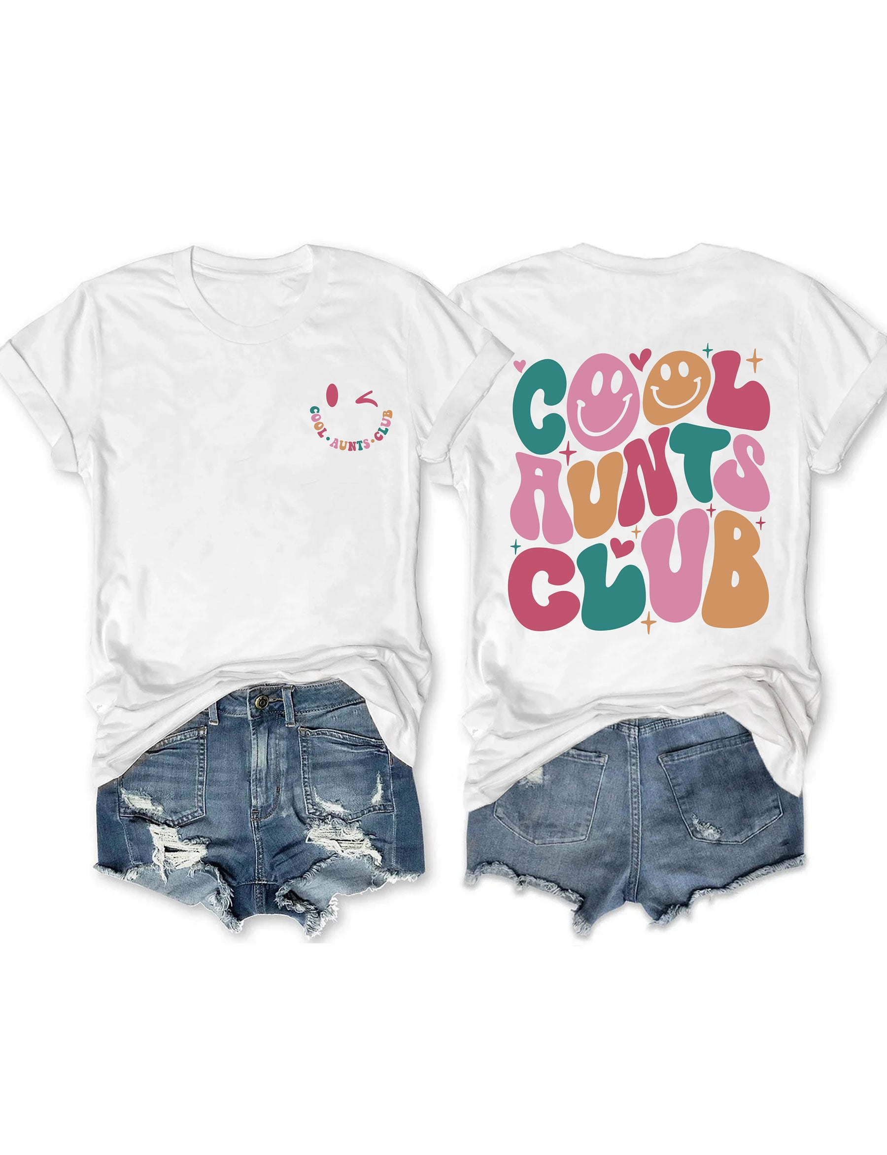 T-shirt de club de tante cool