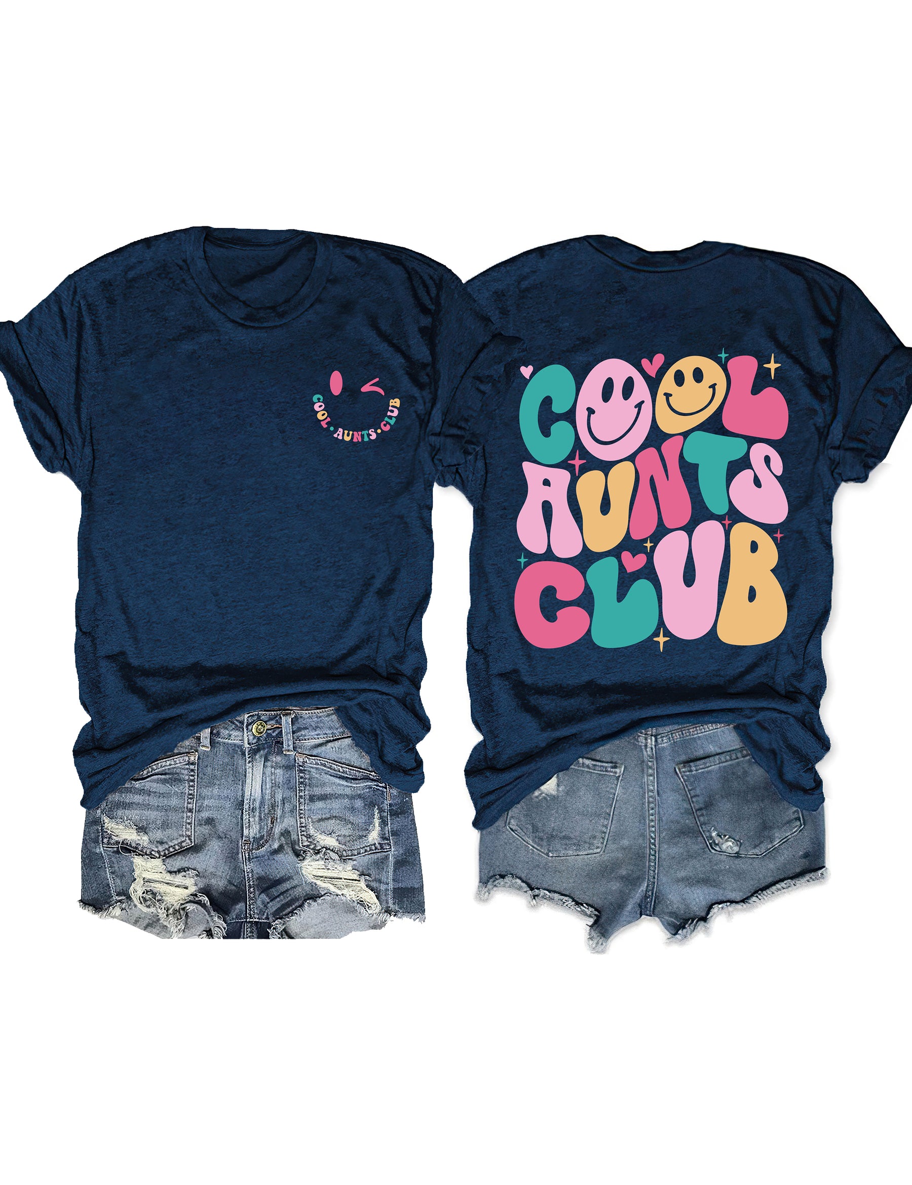 T-shirt de club de tante cool