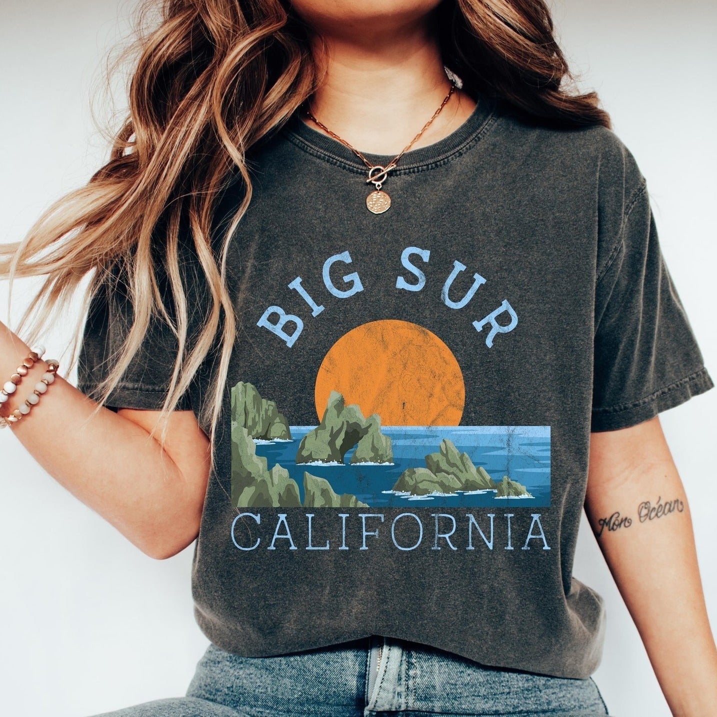 Big Sur Nationalpark Vintage Comfort Colors T-Shirt