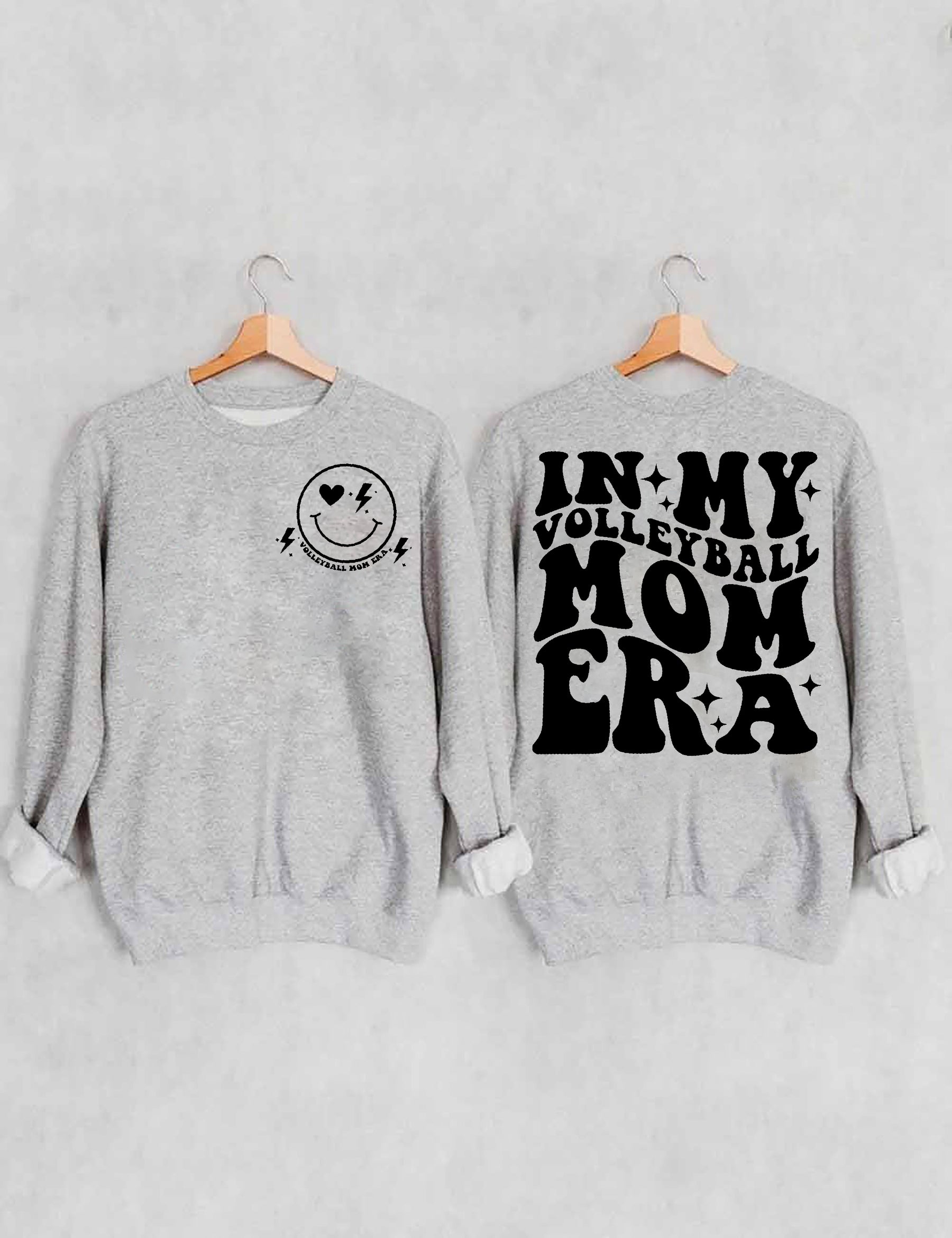 Dans mon Volleyball Mom Era Sweatshirt