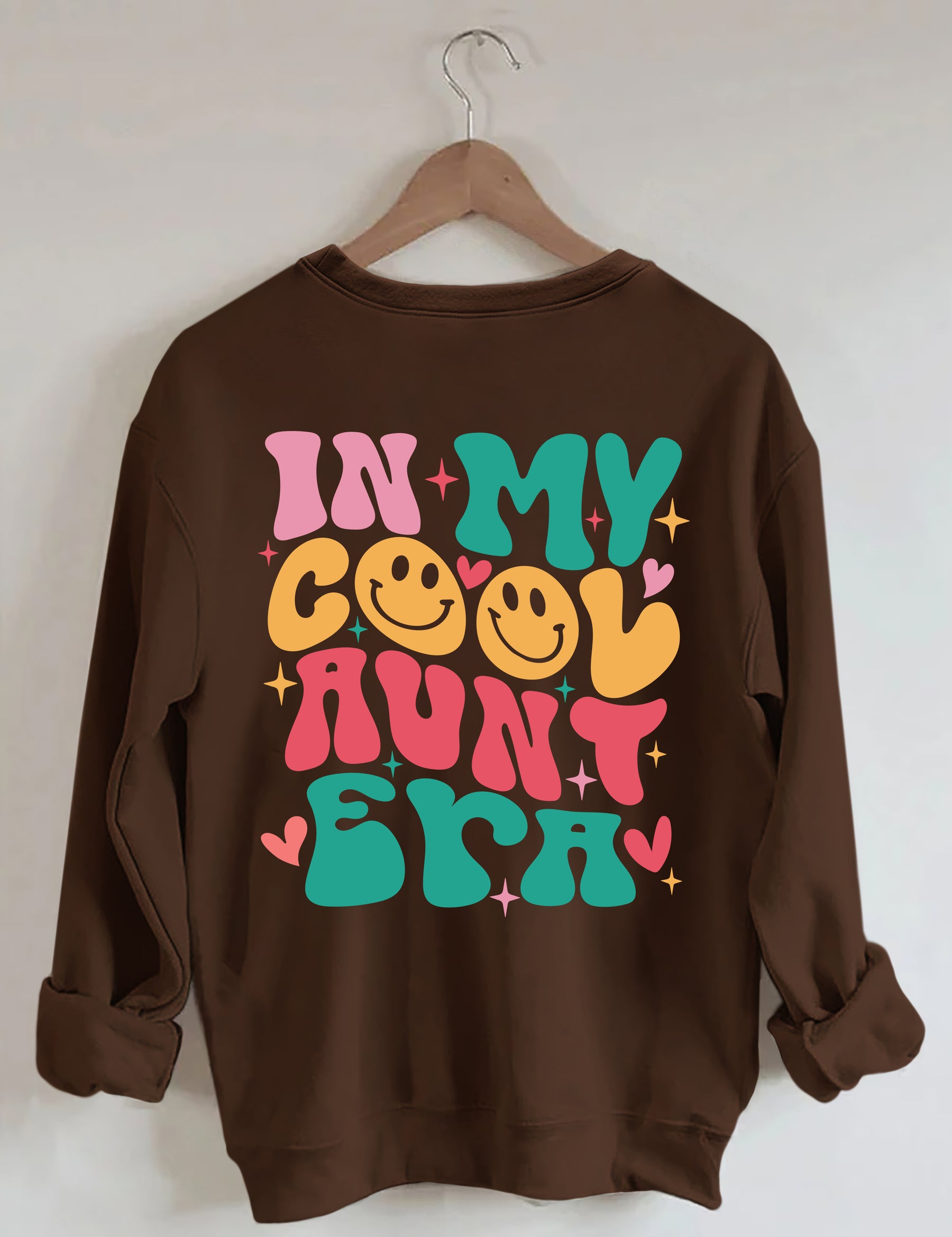 In meinem coolen Tante-Ära-Sweatshirt