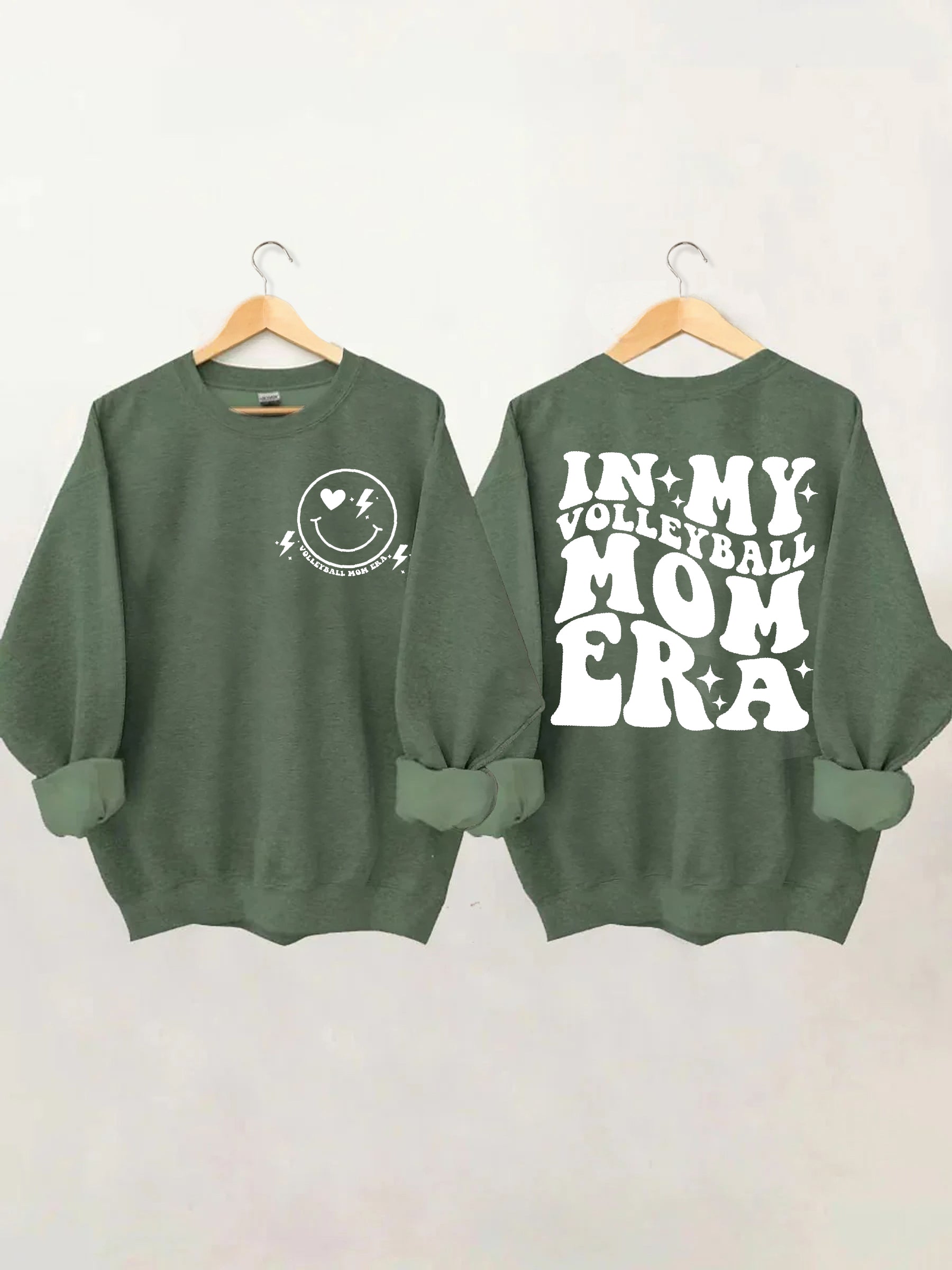 Dans mon Volleyball Mom Era Sweatshirt