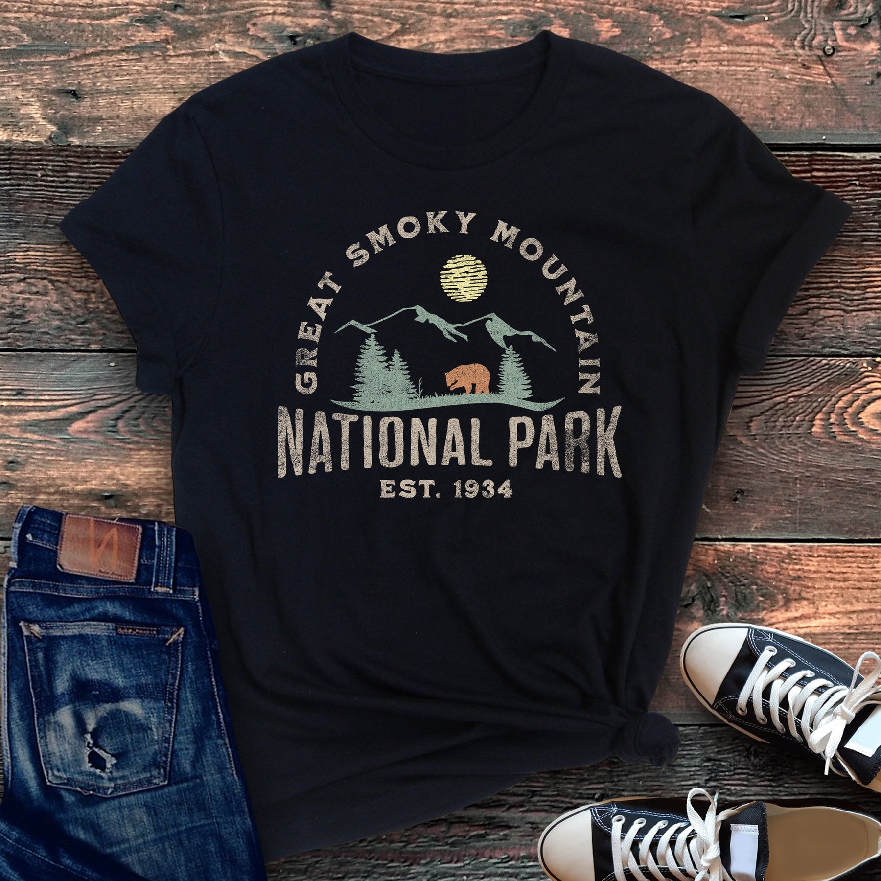 Superweiches T-Shirt des Great Smoky Mountain National Park