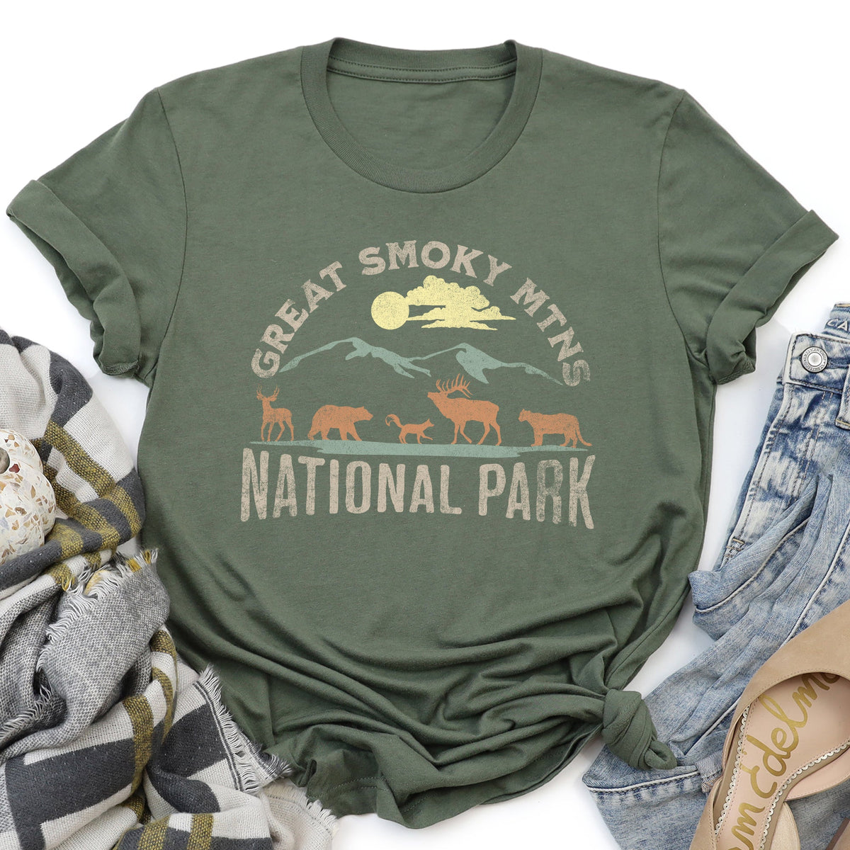 Great Smoky Mountains National Park Super Soft Tshirt
