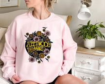 Fleetwood Mac Floral Rock Comfort Crew Neck Sweatshirt