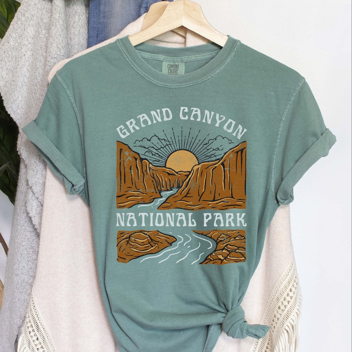 Grand Canyon National Park Retro Comfort Colors Tshirt