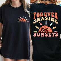 Comfort Colors Retro Sunsets Summer Shirt