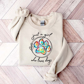 Just a Girl Who Loves Dogs Sweatshirt