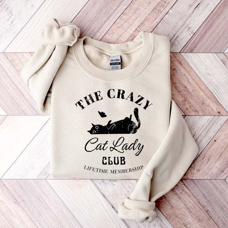 Crazy Cat Lady Club Sweatshirt