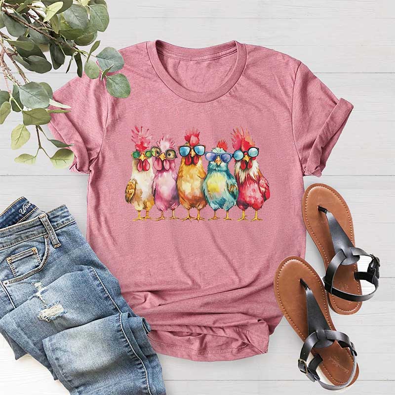 Animal Chicken Lover Funny Farmer T-Shirt