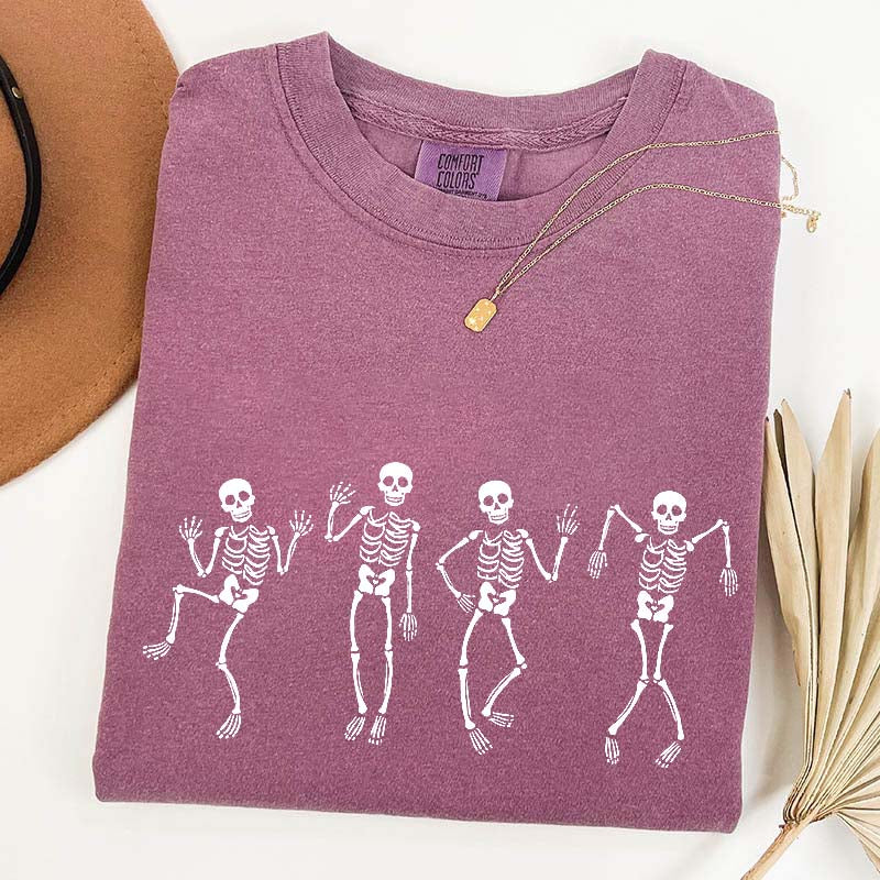 Comfort Colors Minimalist Dancing Skeleton T-Shirt