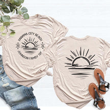 Custom Sun Family Beach Vacation T-Shirt