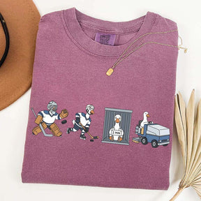Goose Hockey Team Comfort Colors T-Shirt