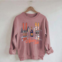 Apres Ski Champagne New Years Eve Sweatshirt