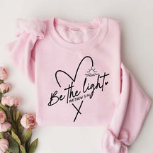 Be The Light Faith Minimalist Sweatshirt