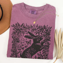 Cottagecore Rabbit Woodland Aesthetic T-Shirt