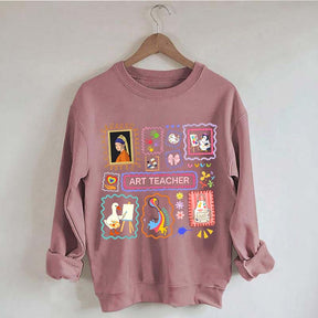 Funny Art Teacher Sweatshirt