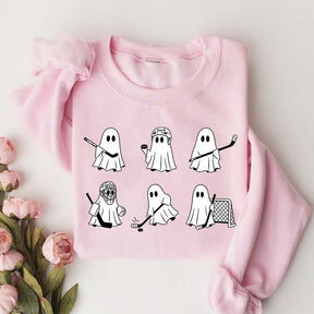 Ghost Hockey Halloween Sweatshirt