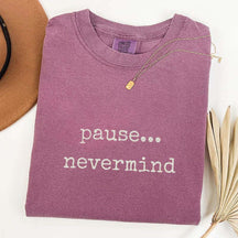 Pause Nevermind Mahjong T-Shirt