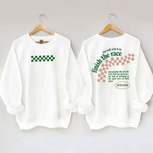 Finish the Race Acts 20:24 Bible Verse Sweatshirt