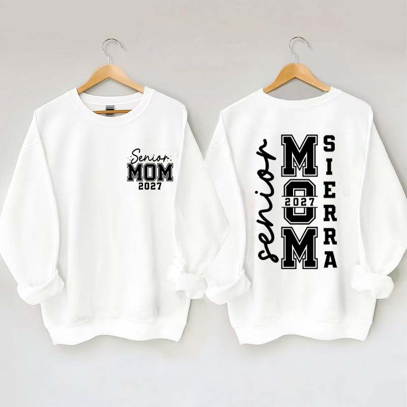 Custom Graduation Senior Mom 2027 Sweatshirt