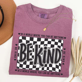 Checkered Be Kind T-Shirt