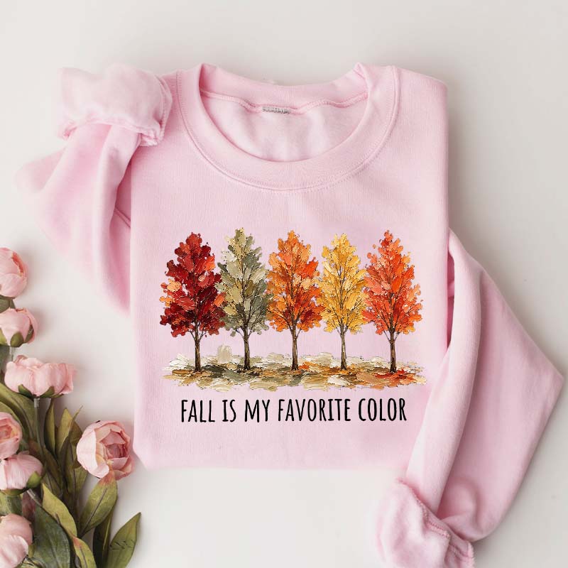 Fall Is My Favorite Color Tree Sweatshirt