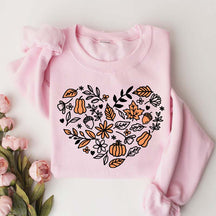 Vintage Pumpkin Cottagecore Fall Sweatshirt
