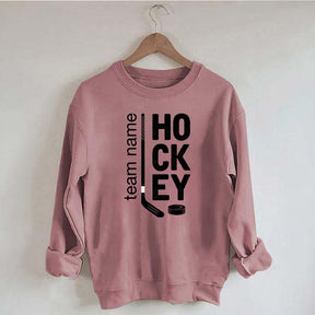 Personalized Hockey Mom Team Name Sweatshirt