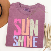 Distressed Beach Mom Sunshine T-Shirt