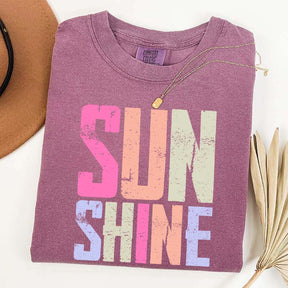 Distressed Beach Mom Sunshine T-Shirt