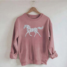 Glitter Horse Sweatshirt