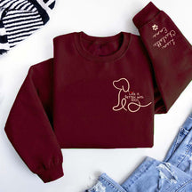 Personalized Pet Name Dog Mom Sweatshirt