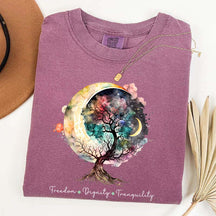 Freedom Dignity Tranquility Tree T-Shirt