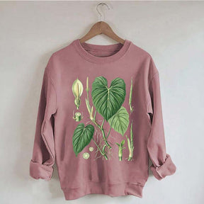Philodendron Vintage Plant Anatomy Sweatshirt