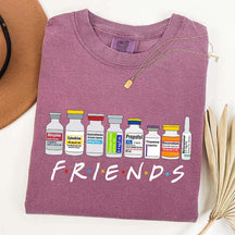 Nurse Friends Propofol CRNA Medical Critical Care T-Shirt