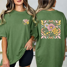 Spring Floral Graphic Lover T-Shirt