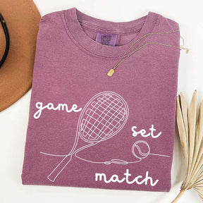 Tennis Game Set Match T-Shirt