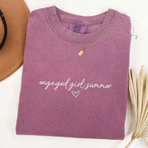 Engaged Girl Summer Comfort Colors T-Shirt