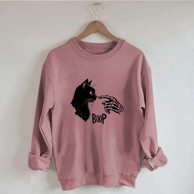 Cat Halloween Boop Sweatshirt
