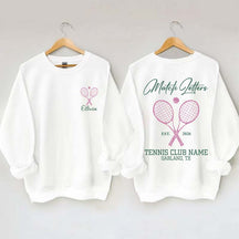 Personalized Tennis Club Coach Sweatshirt
