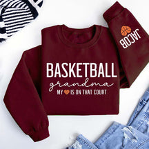 Personalized Nana Basketball Grandma Sweatshirt