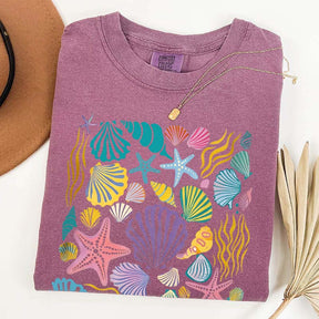 Vintage Seashells Ocean T-Shirt