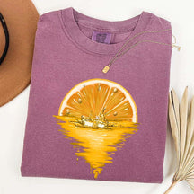 Orange Sunset Fruit Lover T-Shirt